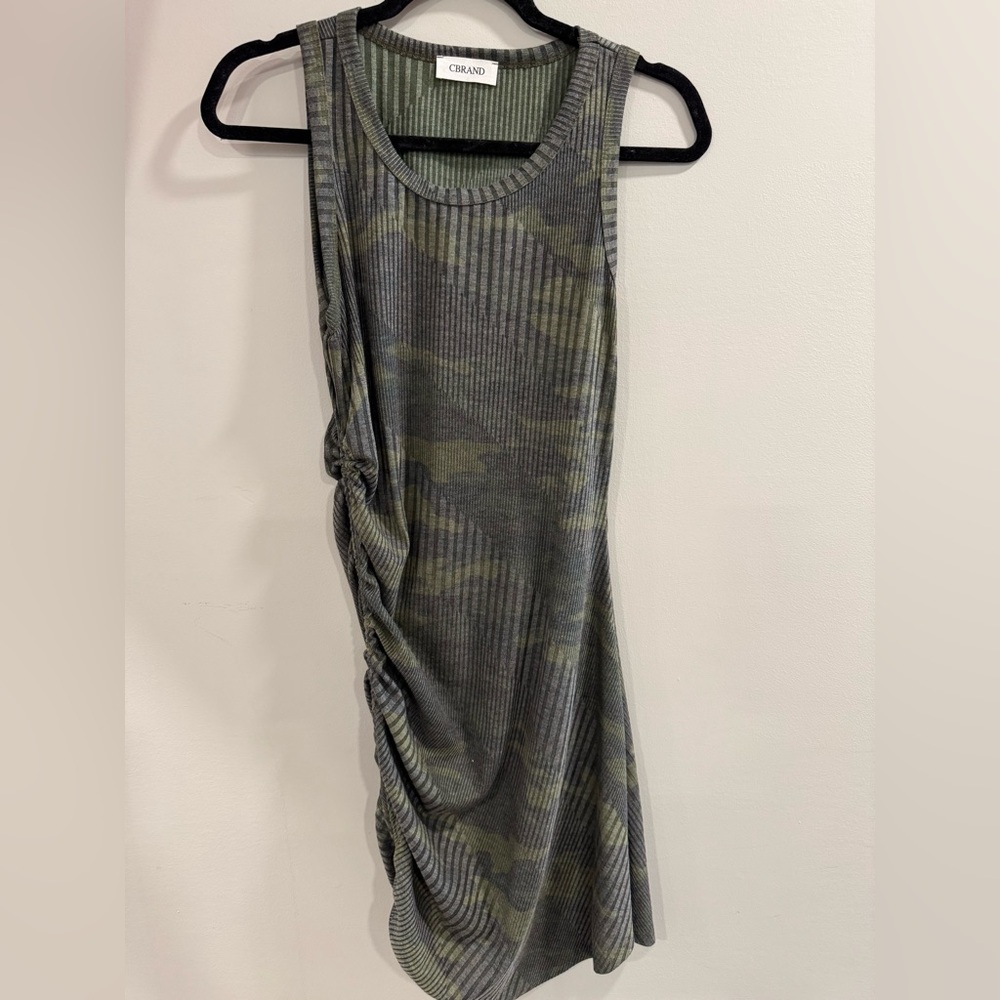 AND Green Camouflage Tank Top
